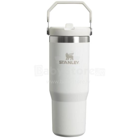 Thermal bottle with straw The IceFlow Flip Straw Tumbler 0,89L white