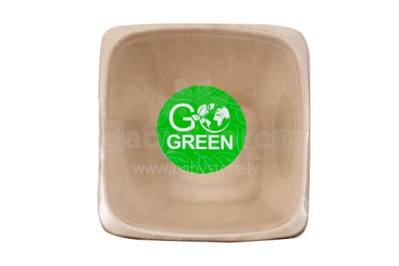 Compostable sugar cane bowls 1300ml square 5 pcs/0,16kg