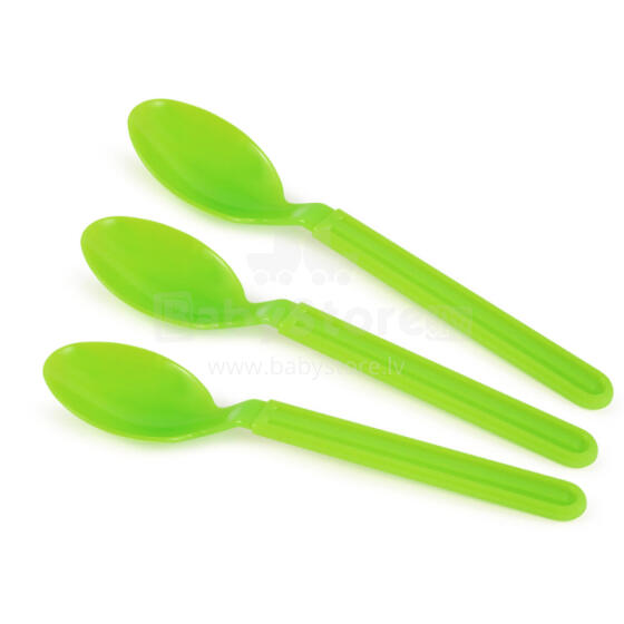 Spoon set 3pcs. Trippy green