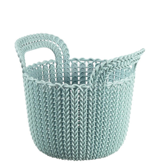 Korv kootud Curver KNIT, 23x19x19 cm, sinine