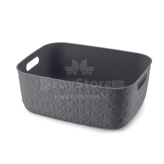 Softex basket M 12,5L 37,9x29,2x14,3cm dark grey