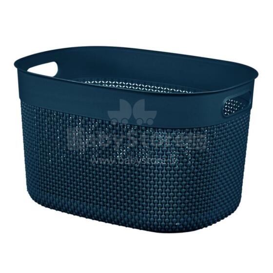 Korv Filo L 18L 38x28x22cm tumesinine