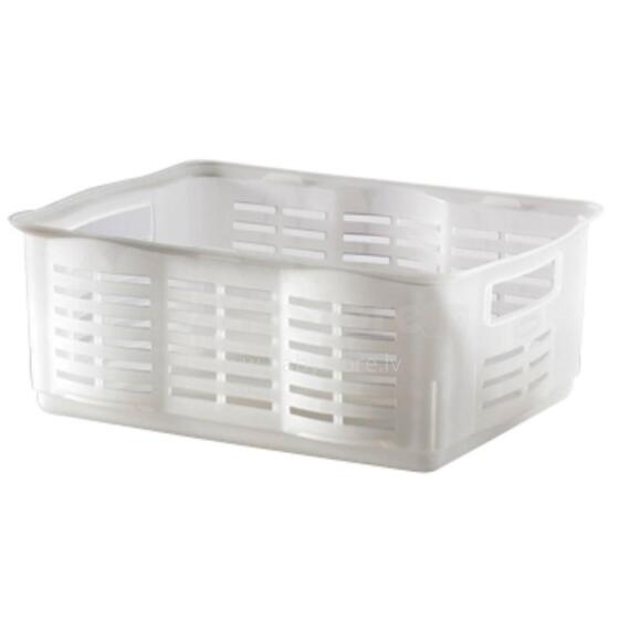 Basket Alfa L 40,6x30,4x15,6cm transparent 