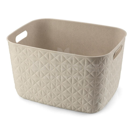 Basket Softex L 19L 37,9x29,2x22,1cm chalk white