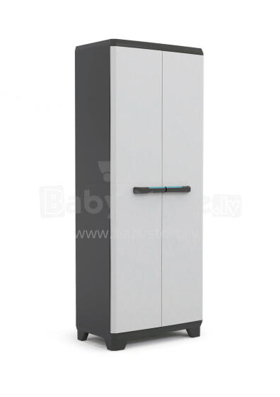 Linear Tall Cabinet 68x39x173cm black/grey/dark blue