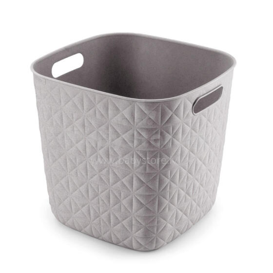 Basket Softex square 15L 27,9x27,9x26,9cm chalk white