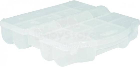 Box of 17 compartments 26,4x26,7x7,1cm