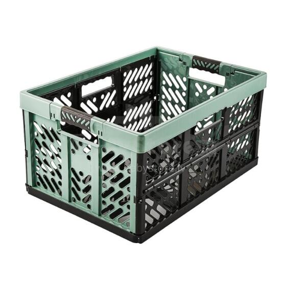 Folding box with load capacity up to 50kg Ben 54x37x28cm 45L green