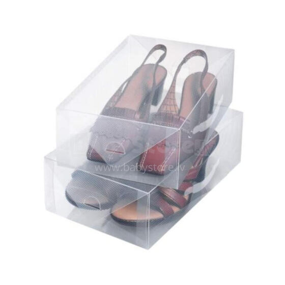 Shoe storage boxes 2pcs. L 34x21x13cm Top Class