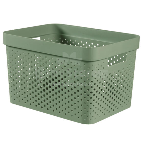 Infinity Recycled Box 17L 36x27x22cm green