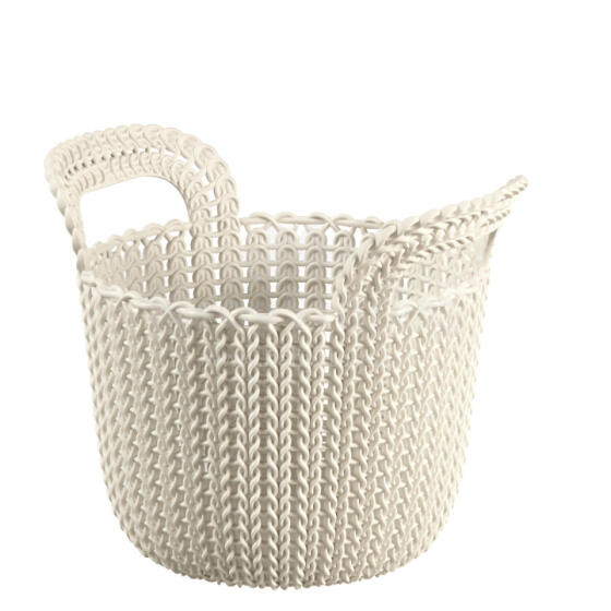 Korv kootud Curver KNIT XS 3L 23x19x19cm, valge