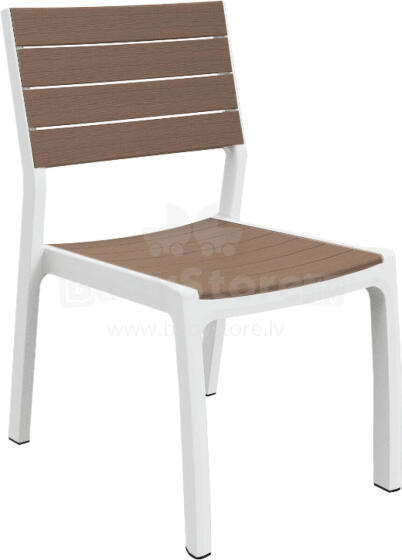 Garden chair Harmony white/beige