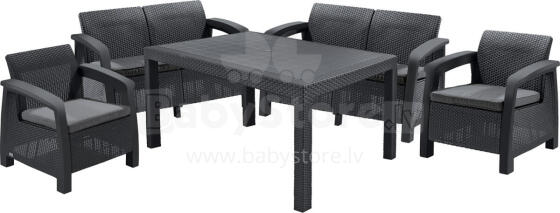 Garden furniture set Bahamas Fiesta Set grey