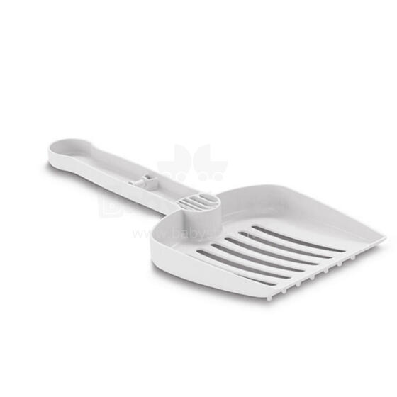 Spatula for cat toilet 25x11x2cm white