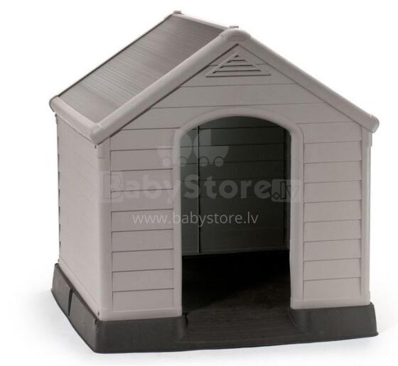 Suņa būda Dog House 95x99x99cm pelēka