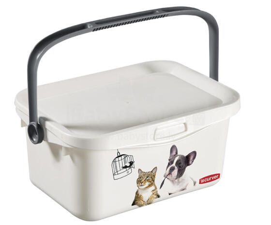 Box with lid and handle Multiboxx 3L 26x18x11cm Cat&amp;amp;Dog