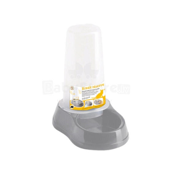 Feeder/waterer Break Reserve 0.65L 18.5x12x20cm gray