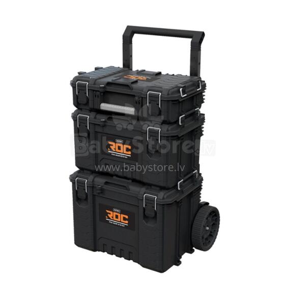 Įrankių dėžės rinkinys ant ratukų ROC Pro Gear 2.0 Mobile System 64,8x47,8x87,2cm 