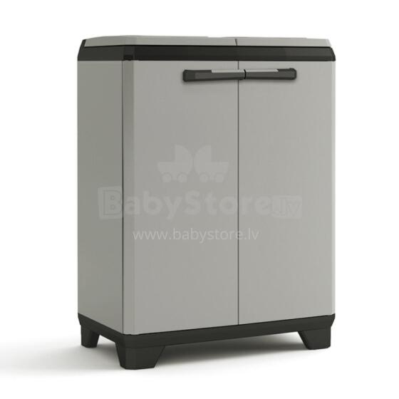 Waste sorting system Planet 110L Recycling system 68x39x92cm grey/black