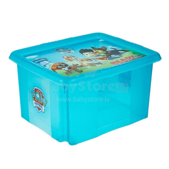 Box with lid 24L Karolina &amp;quot;Paw Patrol&amp;quot; 42,5x35,5x22,5cm light blue