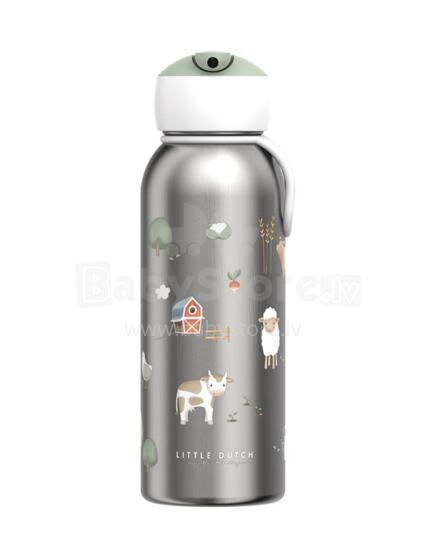 Little Dutch Insulated Bottle  Art.107458065399 Little Farm Термос из нержавеющей стали 350мл