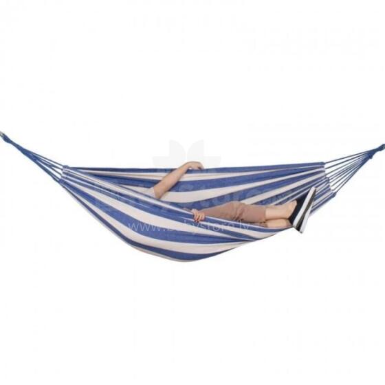 Hammock for two people Springos HM038 200x150 cm - white-blue