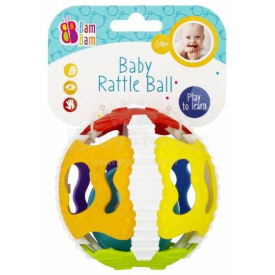 Bam Bam Rattle Ball Art.515077 Погремушка мягкая Пуля