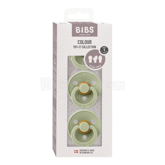 Bibs Try-It Art.49268 Sage 3 pcs