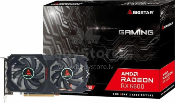 Biostar Radeon RX 6600 8 GB GDDR6 (VA6606RM81-ABHRH-BS2)