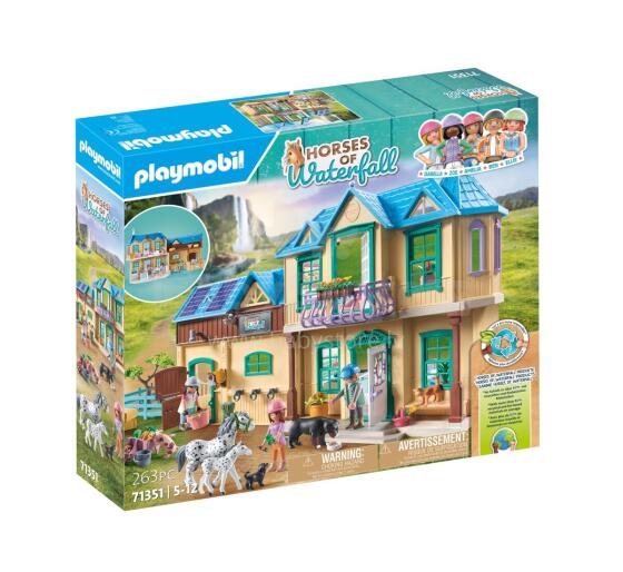 PLAYMOBIL WORLD OF HORSES Waterfall Ranch 71351