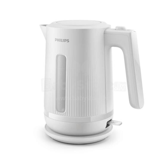 Jaunums! PHILIPS 3000. sērijas Basic tējkanna, 1.7L, balta