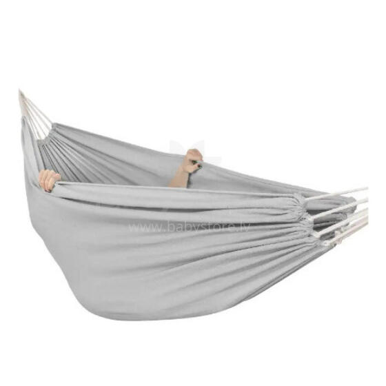 Double hammock 200x150cm Springos HM039 light grey