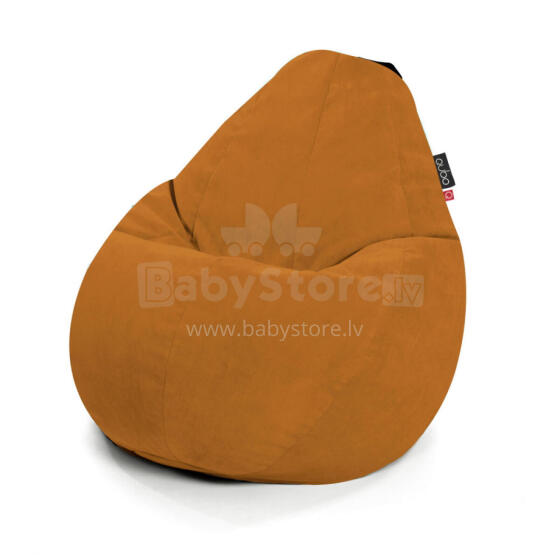 Qubo™ Comfort 90 Mango Velvet Fit Sēžammaiss, Pufs, Mīkstais bean bags