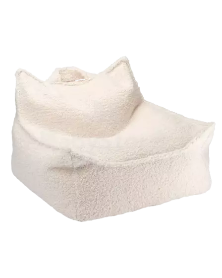 Wigiwama Teddy Art.W597263 Cream White Beanbag Chair