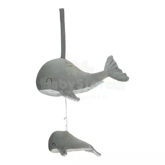 Little Dutch Music box Whale  Art.4802  Ocean Mint  Подвесная музыкальная игрушка на  коляску/кроватку
