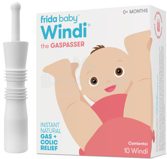 Windi® Art. 331464 Gāzu izvades caurulīte jaundzimušajiem 10gb.