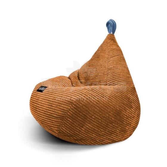 Qubo™ Tiny Drop Caramel Feel Fit  Art.210261  Kids ergonomical chair pouf, soft & cute pūtimo maišeliai, minkšti pupelių maišeliai, pupelių krepšys