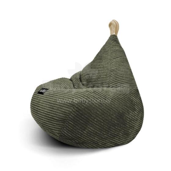 Qubo™ Tiny Drop Moss Feel Fit  Art.210270 Эргономичное кресло пуф для детей, бинбег (bean bag), креслодля детей