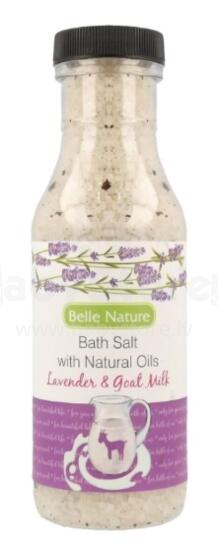 Belle nature bath salt lavender/milk 380g