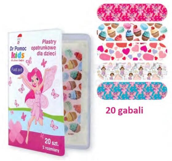 Dr help plasters for children girls 20pcs