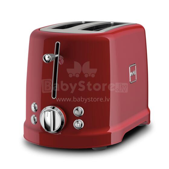 NOVIS T2 toaster, red