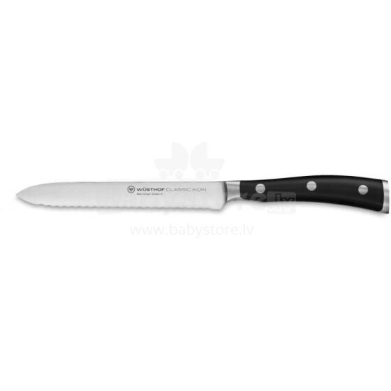 WUSTHOF Classic Ikon serrated utility knife 14cm