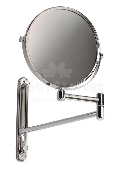 MEDICLINICS AI0170C Magnifying Bath Mirror, Stainless Steel, Bright