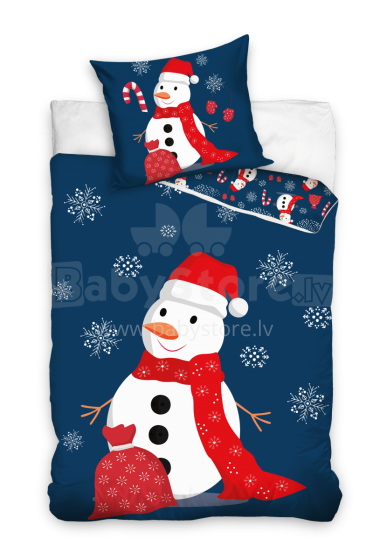 Carbotex Bedding Christmas Art.211263  Хлопковое постельное белье  135x200/80x80см