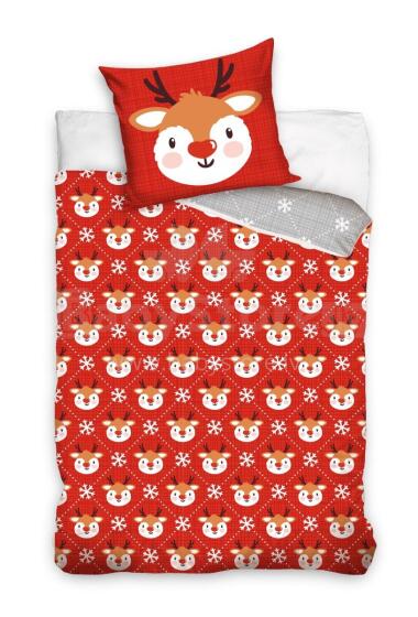 Carbotex Bedding Christmas Art.211262 Kokvilnas gūltas veļas komplekts 160x200/70x80cm