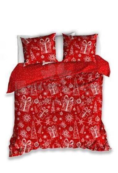 Carbotex Bedding Christmas Art.211270 Kokvilnas gūltas veļas komplekts 160x200/70x80cm