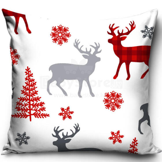 Carbotex Pillowcase Christmas Art.PNL241035 Dekoratīvs spilvena parvālks