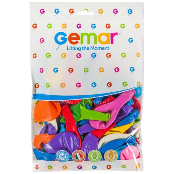 BALON PASTELOWY MIX 9  100 SZTUK