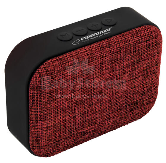ESPERANZA BLUETOOTH SPEAKER FM SAMBA RED