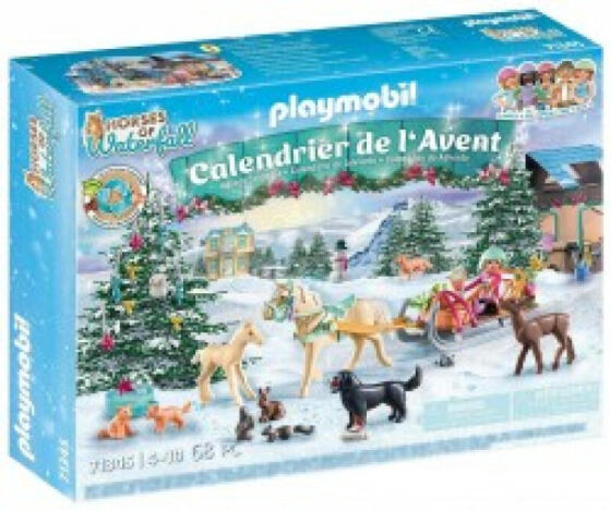 Playmobil Country Horse World Adventes kalendārs: Ziemassvētku brauciens ar kamanām 71345